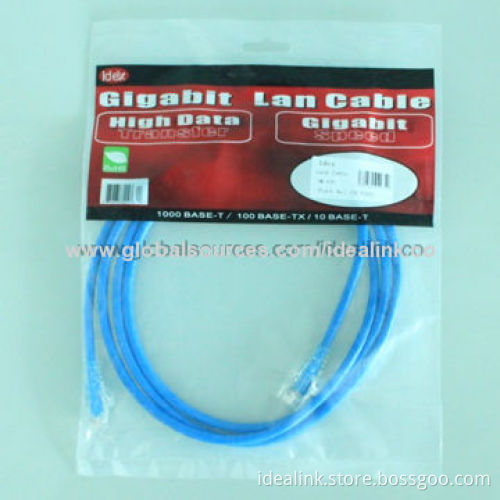 Gigabit Speed Copper Conductor Cat6A Cable with 550MHz Stranded Cores